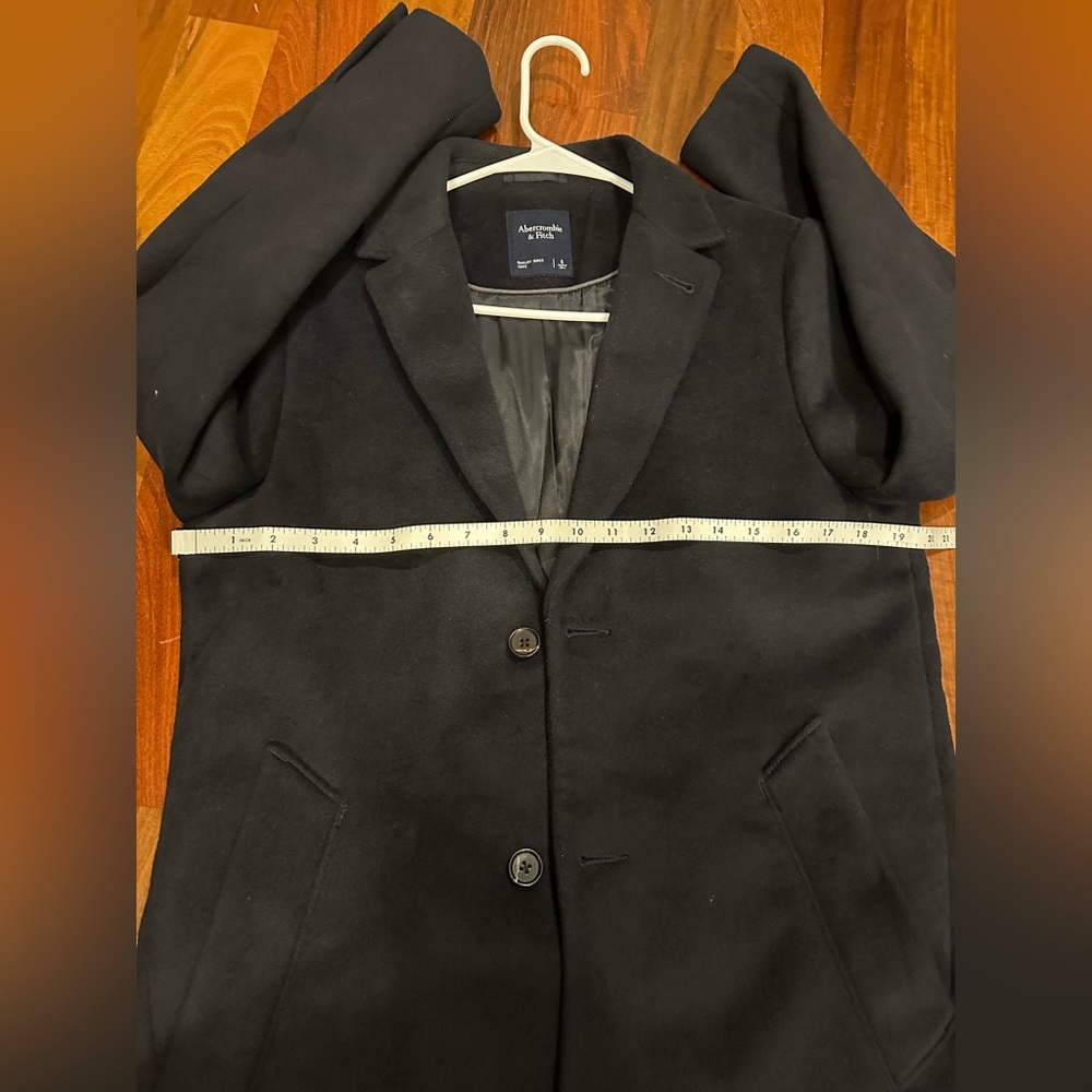 Men’s Size Small Abercrombie & Fitch Black Winter Coat - Picture 5 of 5